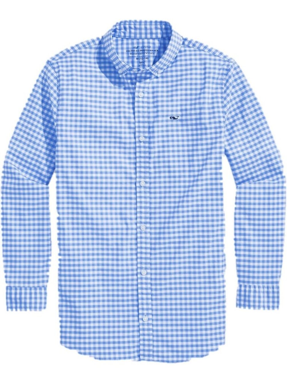 vineyard vines Boys' On-The-Go Gingham Button-Down Shirt